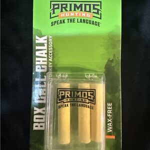Primos Box Call Chalk “Yellow” 3 Stick Pack+Case #628 Turkey Hunting Accessory